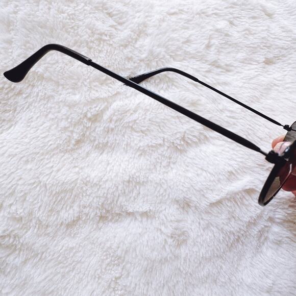 Carl Black Aviator Slim Sunglasses - Picture 5 of 12